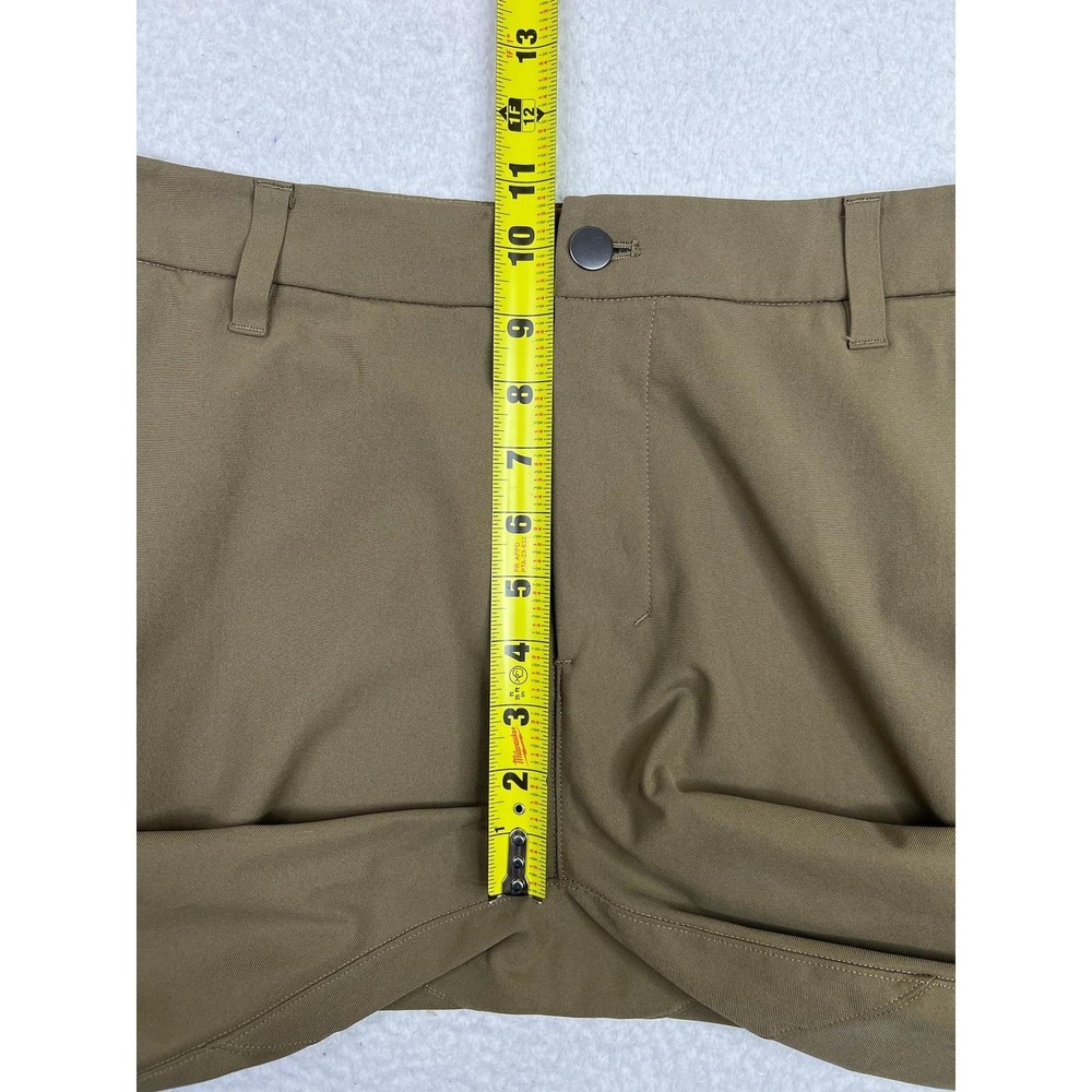 Lululemon Commission Pant Classic Mens 32 Brown Slim Microfiber Chino LM5AEWS - Picture 9 of 12